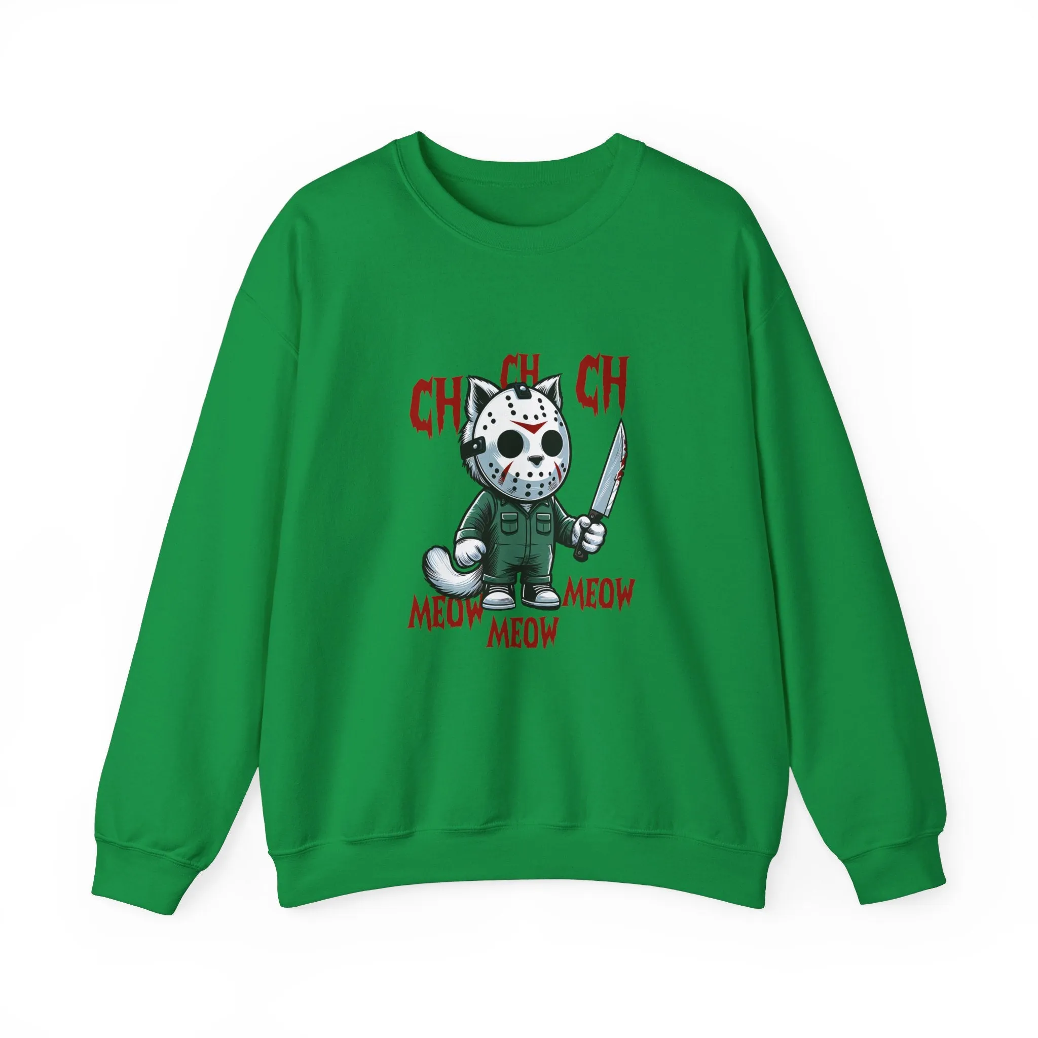 Horror Movie Cats Unisex Heavy Blend™ Crewneck Sweatshirt