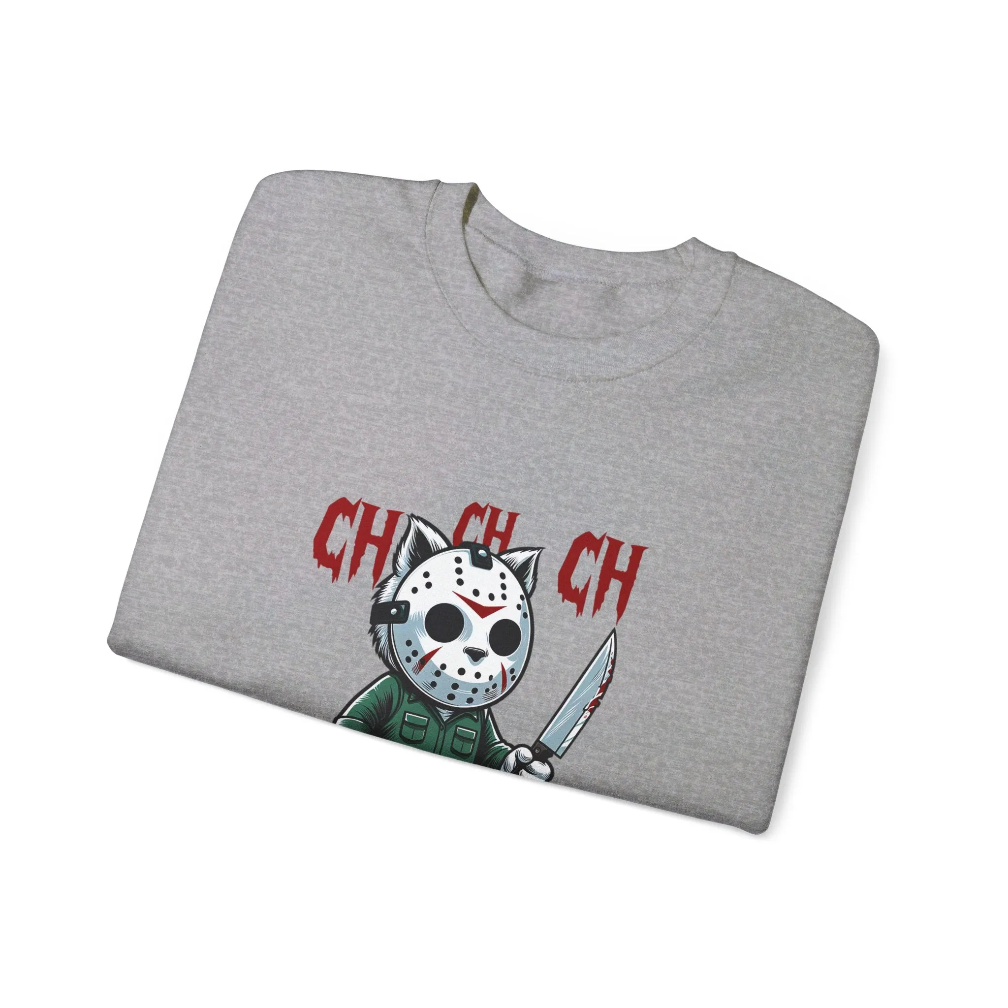 Horror Movie Cats Unisex Heavy Blend™ Crewneck Sweatshirt