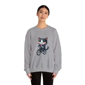 Horror Movie Cats Unisex Heavy Blend™ Crewneck Sweatshirt