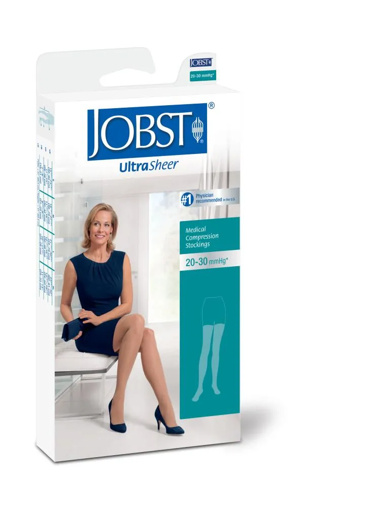 JOBST® ULTRASHEER THIGH HIGH 20-30mmHG DOT CLOSED TOE