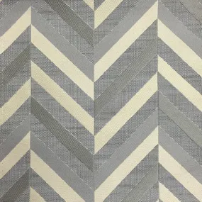 LEYTON - GEOMETRICAL STRIPED JACQUARD UPHOLSTERY FABRIC BY THE YARD