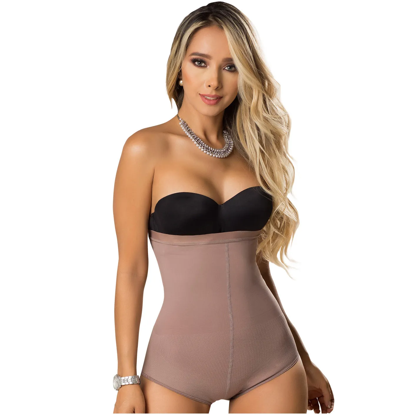 LT.Rose 21892 | Colombian Strapless Shapewear Bodysuit