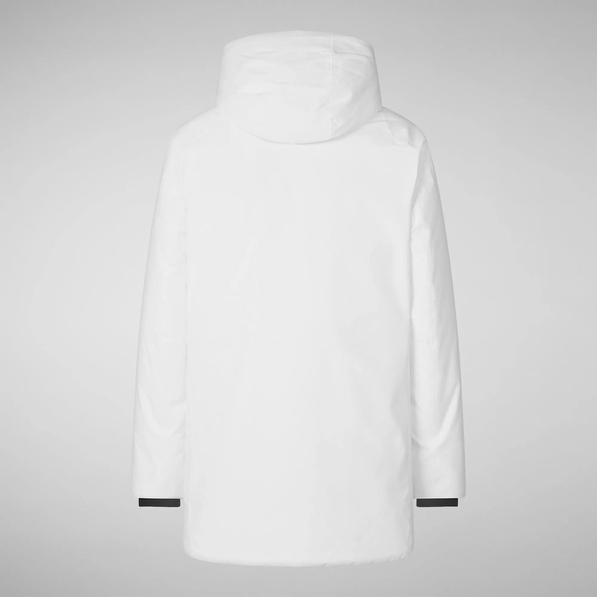 Man's hooded parka Harvey in white