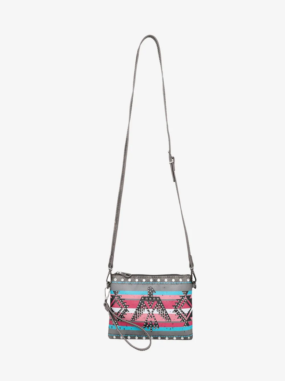 Montana West Aztec Thunderbird Crossbody Clutch