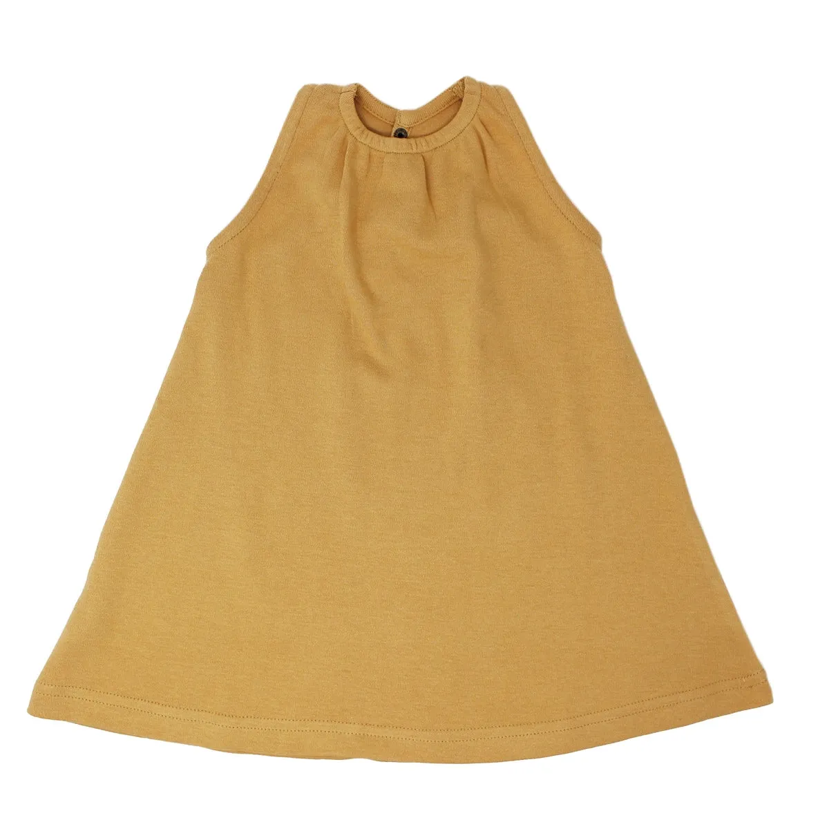 Organic Sleeveless Keyhole Dress