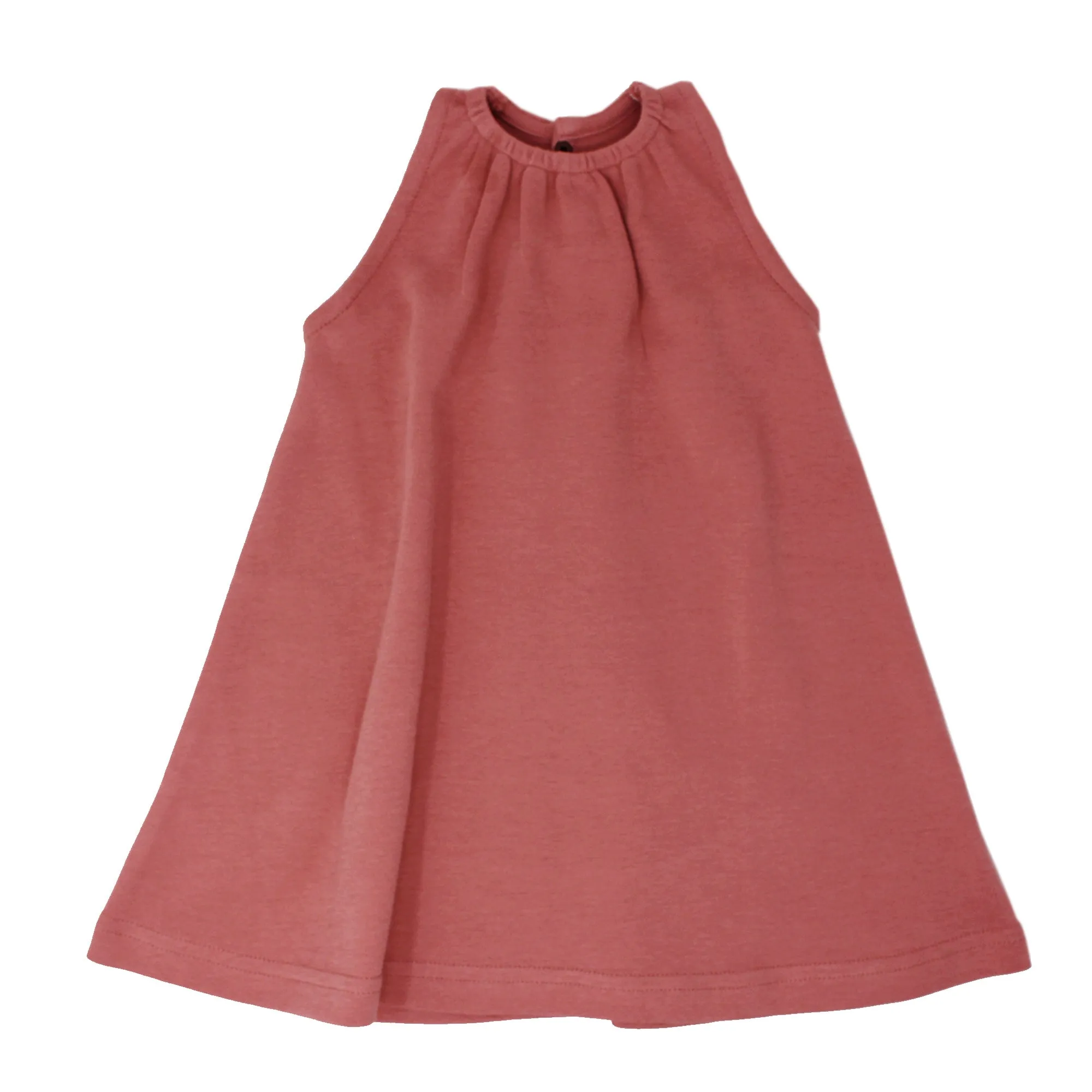 Organic Sleeveless Keyhole Dress