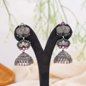 Oxidised Jhumkas