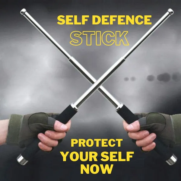 PREMIUM METAL SELF DEFENCE STICK (Heavy Metal and Extendable)