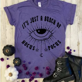 "It's Just a Bunch of Hocus Pocus" Witchy Eye Tee - Unisex Shirt