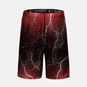 Red Lightning Kids Shorts