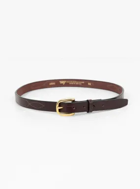 Repeated Stitch Belt Havana & Brass