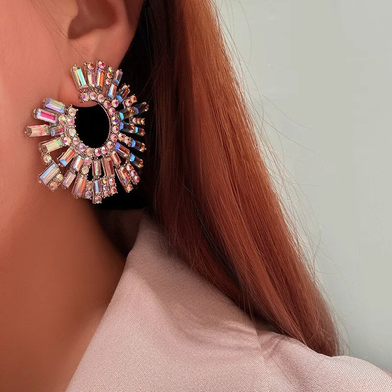 Rhinestone Crystal Earrings