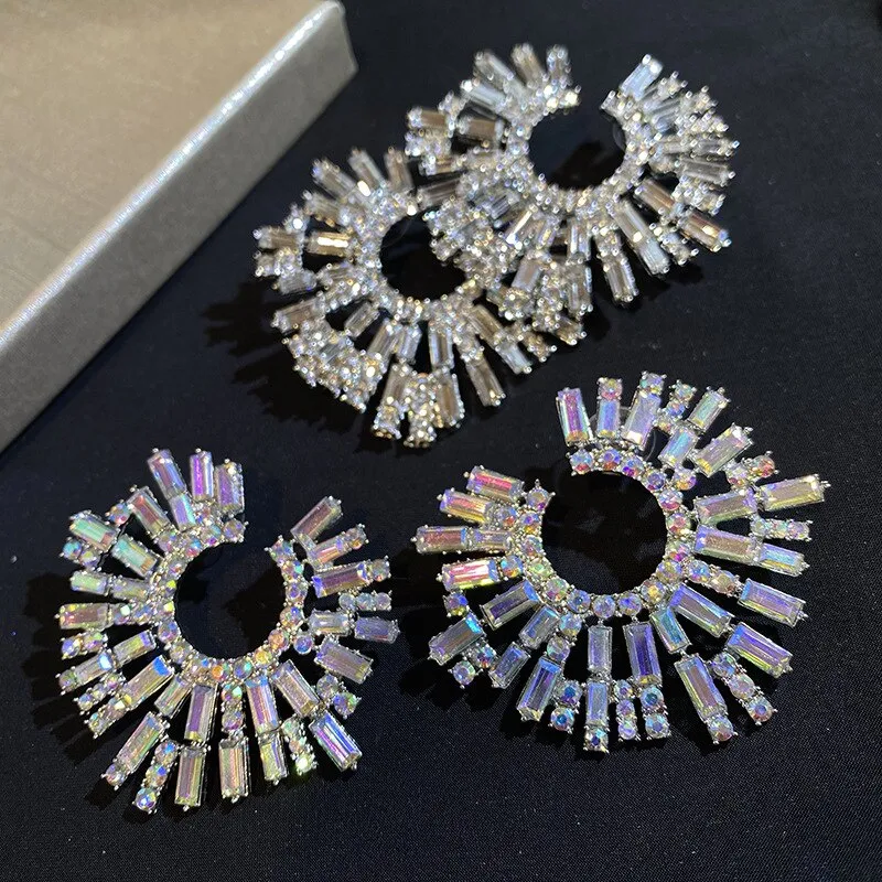 Rhinestone Crystal Earrings