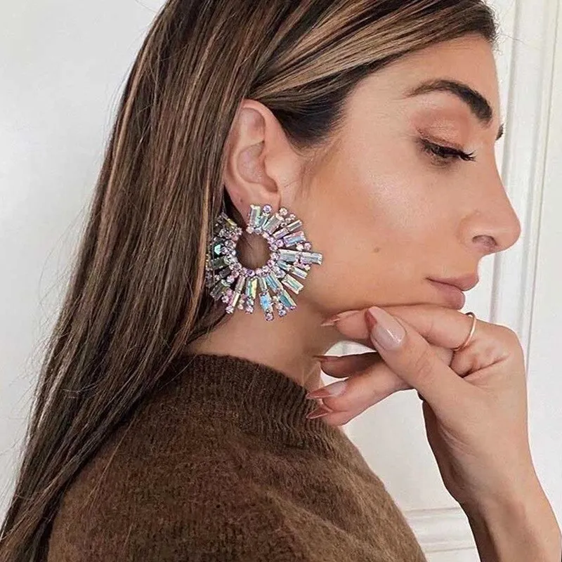 Rhinestone Crystal Earrings