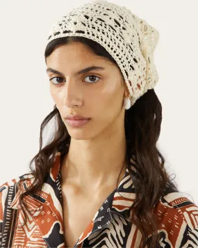 Sandy Headscarf Organic Cotton Cream