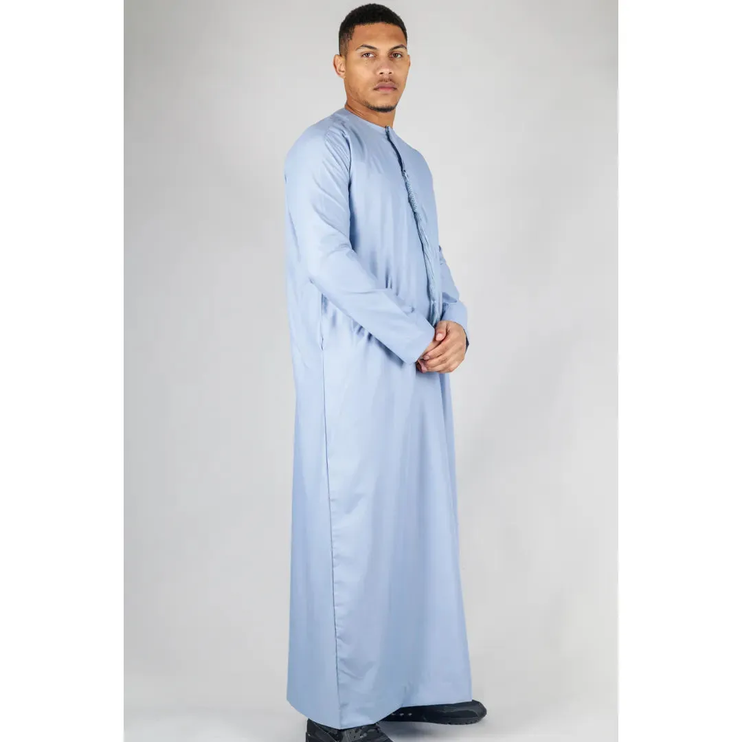 TT-001 - Men's Emirati Thobe Islamic Clothing String Tassel