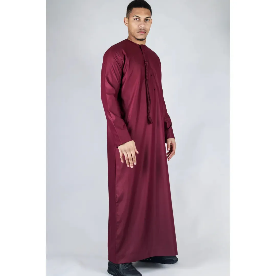 TT-001 - Men's Emirati Thobe Islamic Clothing String Tassel