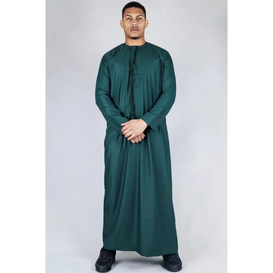 TT-001 - Men's Emirati Thobe Islamic Clothing String Tassel