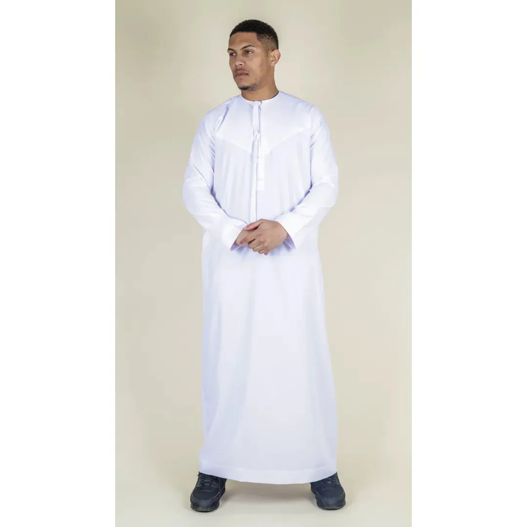 TT-001 - Men's Emirati Thobe Islamic Clothing String Tassel