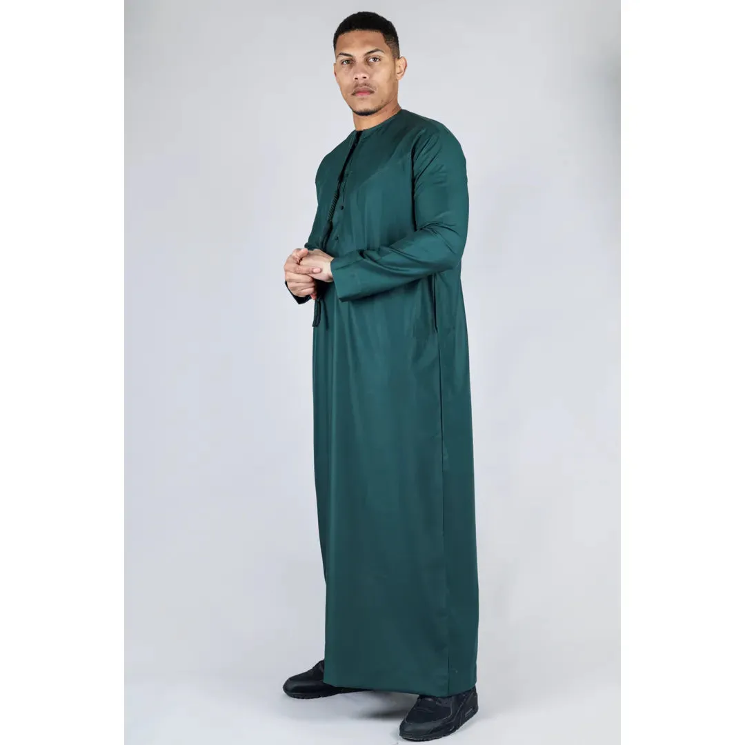 TT-001 - Men's Emirati Thobe Islamic Clothing String Tassel