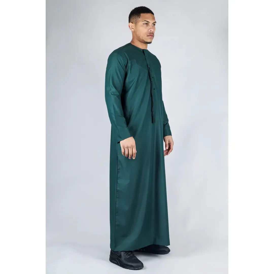 TT-001 - Men's Emirati Thobe Islamic Clothing String Tassel