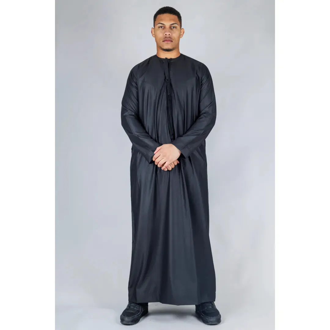 TT-001 - Men's Emirati Thobe Islamic Clothing String Tassel