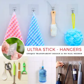 Ultra Stick - Adhesive Door Wall Hangers (8 pcs set)