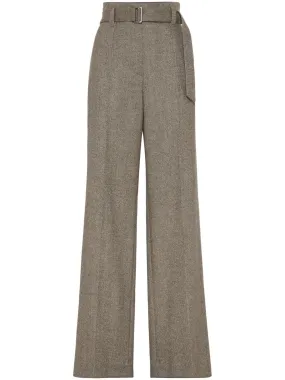 WOOL HIGH-WASITED TROUSERS